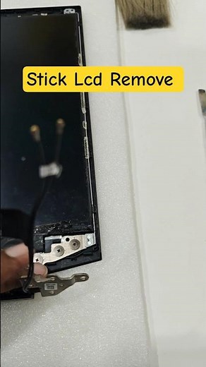 Hp Laptop LCD Back Panel Glue Strip Removal Without Damage