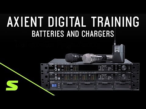 Shure Axient Digital Training – Batteries and Chargers