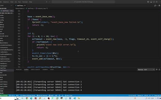 libevent源码分析-普通时间事件-gdb调试
