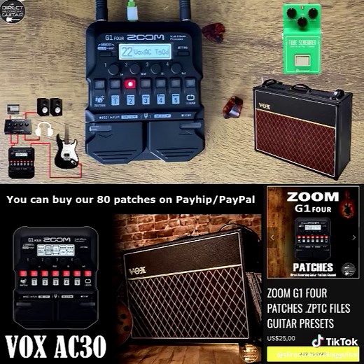 Zoom G1 Four Guitar Patches | Creative Pedal Effects