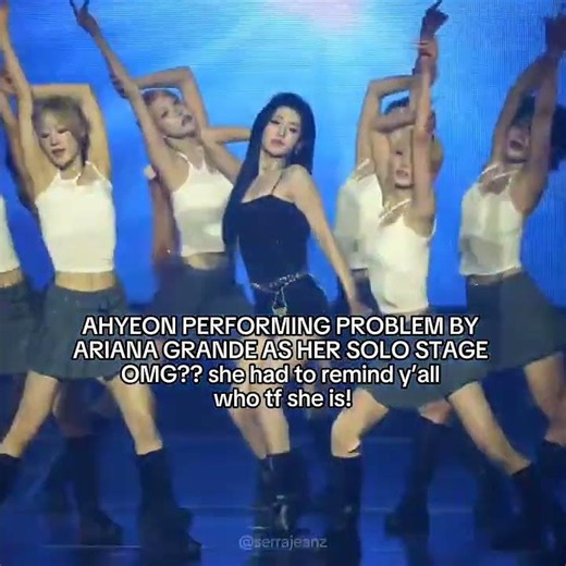 AHYEON PERFORMING PROBLEM BY ARIANA GRANDE🔥 #kpopfypシ #babymonster #worldtour #babymonsterworldtour