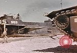June 1944 – Normandy France: Allied Landing craft and liberty ship underway at sea during the invasion of Normandy.