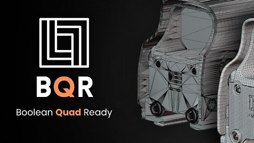 Blender 重拓扑插件 BQR 全功能讲解