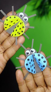 1.6K views · 18 reactions | Easy to Make Paper Ladybug for Kids Toys  #papercraft #papertoy #miniature #DIY | SmirchS | Facebook