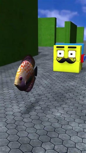 pacman robot vs Shark #pacman3d