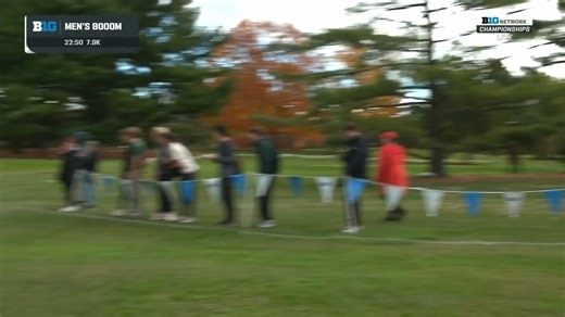 🏆 Abdel Laadjel is the 2025 Big Ten Men's Cross Country Individual Champion! 🏆 With a scary good time of 23:11.6! #B1GXC x @OregonTF | Big Ten Conference