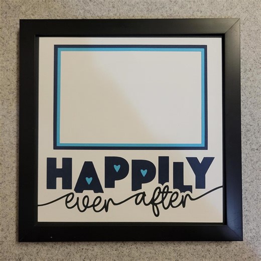 Happily Ever After 8x8 Layered Picture Mat and Frame - Etsy
