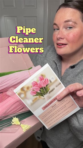 Create Stunning Pipe Cleaner Flowers with a DIY Set