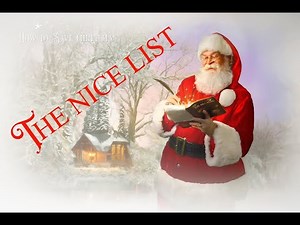 How to get on Santas nice list