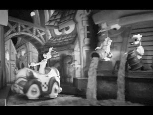 Roger Rabbit's Car Toon Spin : Night Vision (HD POV) - Disneyland Resort California