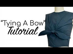 "TYING A BOW" PATTERN-MAKING & SEWING TUTORIAL | PATTERN MAGIC TUTORIAL | LA MODÉLISTE