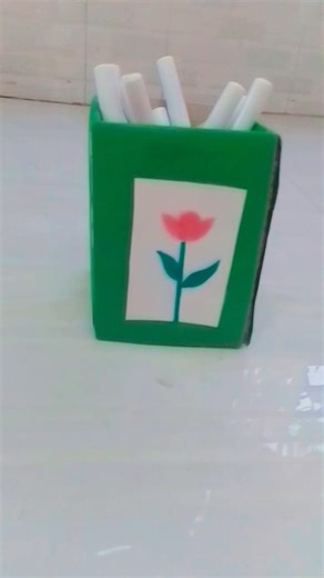 DIY pen holder tutorial #vairal #diy #pen #holder 🌷