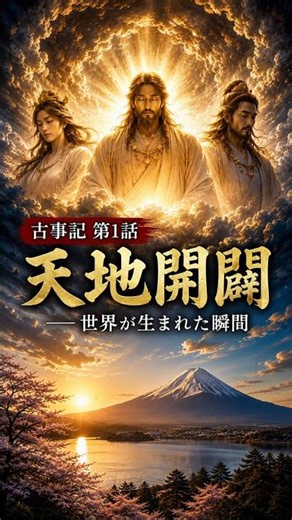 【古事記 第1話】天地開闢 ― 世界が生まれた瞬間