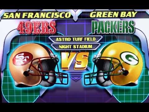 NFL Blitz 99 - Arcade1UP Gameplay - 49ers vs Packers