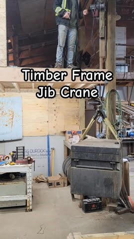 Build This | 4x4 Wood Framed Jib Crane