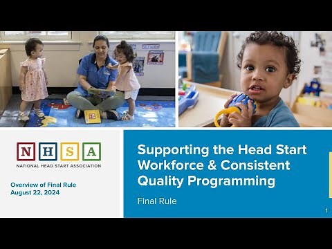 Supporting the Head Start Workforce & Consistent Quality Programming