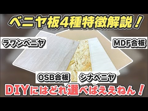 [DIY Beginners Must-See] Explaining the Characteristics of 4 Types of Plywood Commonly Seen at Ho...
