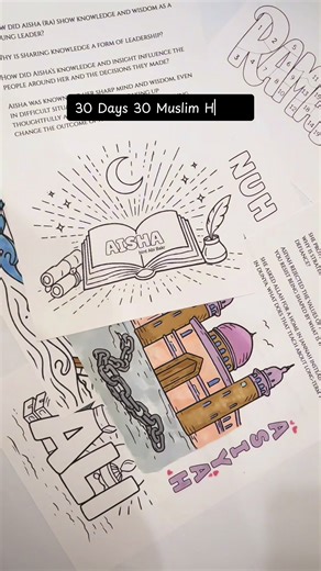 Comment COLOUR to receive link to PDF. Add this colouring pack to your daily routine for Ramdan. A fun and interactive way to discover and meet those who share our ummah. #muslimtiktok #fyp