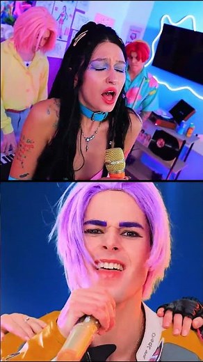 Huntrix vs Saja Boys! Who’s the K-Pop Idol? 💥🎤 #Huntrix #SajaBoys #KpopBattle #WhoIsBetter