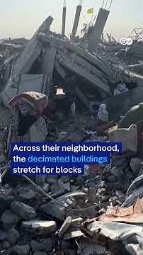 Gazan families choose ruins over displacement | DW News