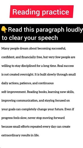 English Reading Practice for Fluency