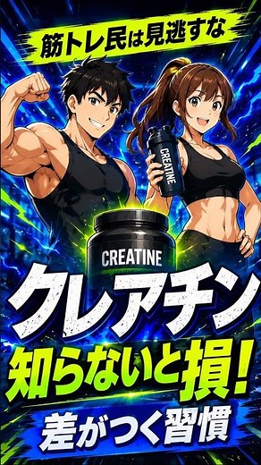 【筋トレの効率が劇的に変わる！クレアチンの効果と正しい飲み方ガイド】◯