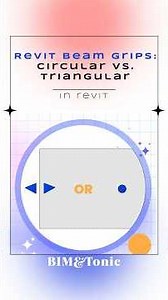 Circular vs. Triangular grips in Revit #bim #beamforming #beams