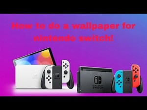 How to do a wallpaper for nintendo switch (no hacking)//Jak zrobić tapete na nintendo switch