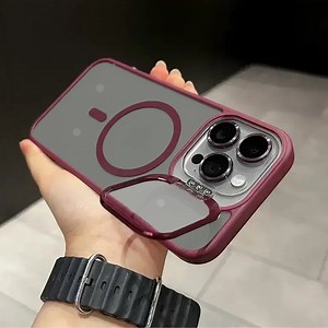 iPhone 14 Pro Magsafe Camera Glass Door Shield Silicone Case / MagSafe Hoes met Camera... | bol