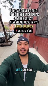 Solo dinner at Chef Daniel Boulud’s new Steakhouse 📍La Tete d’Or #fyp #foryou #newyork #steakhouse #french | Newyorkturk