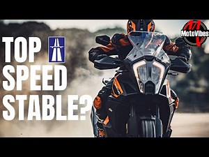 TOP SPEED TEST 2021 KTM 1290 SUPER ADVENTURE S // German AUTOBAHN // High Speed Wobble?