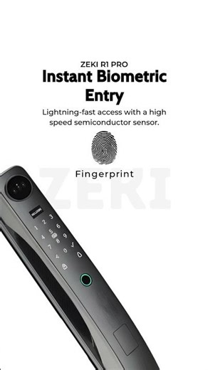 Zeki R1 Pro 3D Face Smart Door Lock | The Future of Home Security