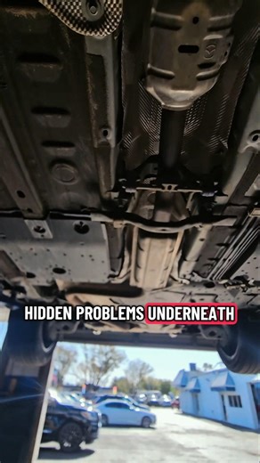 Buying a used car? Get it inspected on a lift first. Hidden problems usually show up underneath.