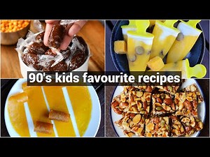 4 must try 90's kids favourite recipes | popular kids snack recipes from 90's | kids dessert recipes