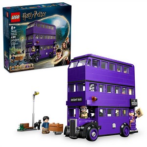 LEGO Harry Potter Knight Bus Adventure - Building Toy for Kids, Boys, and Girls, Ages 8 - Iconic Bus from Harry Potter and the Prisoner of Azkaban - with 5 Minifigures - Birthday Gift Idea - 76446
