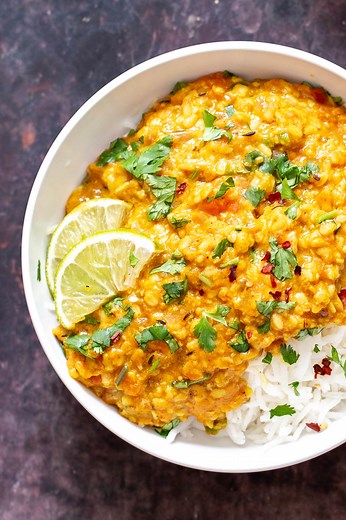 Spicy Urad Dal (Black Gram Lentil Dal) - Vegan Richa