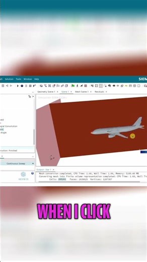 StarCCM+ Animation: Visualizing Fluid Flow Dynamics! #shorts