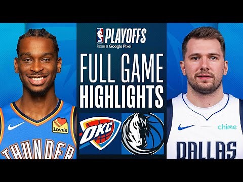 #1 THUNDER at #5 MAVERICKS | FULL GAME 4 HIGHLIGHTS | May 13, 2024
