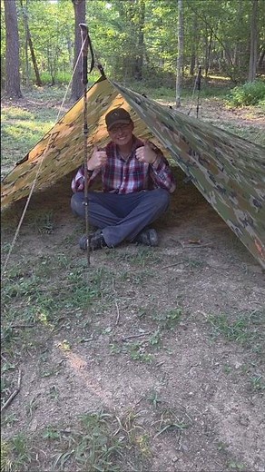 Tarp Shelters Made Easy: Closed End A-Frame Tarp Tent
