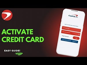 How To Activate Capital One Credit Card !