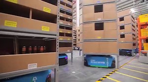 Incredible delivery robots sort warehouse with amazing speed