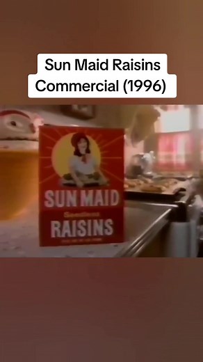 Sun Maid Raisins (1996) #sunmaidraisins #throwbackcommercials #90sthrowback #90snostalgia #viral #fypage #commercial #1996 #90s #2000s #90saesthetic #90scommercials #nostalgic #1990skids