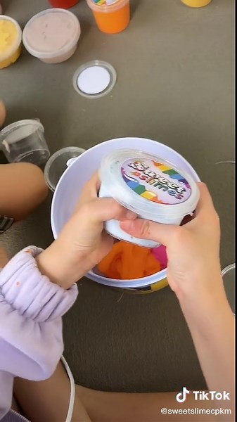 Mixing all the restock slime together