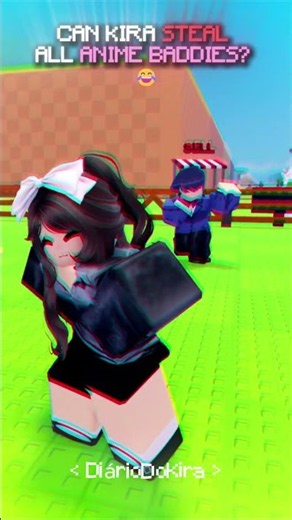 CAN KIRA STEAL ALL ANIME BADDIES 😂#roblox #shorts #anime #baddie #kira