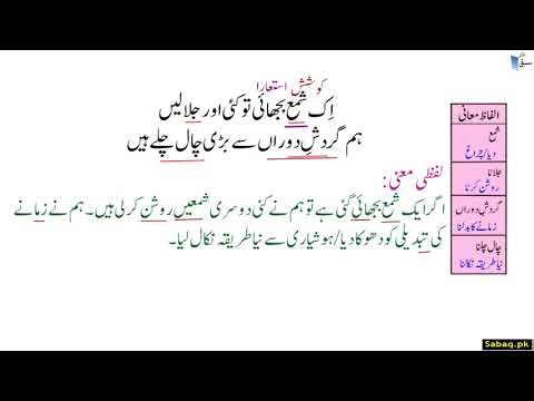 Urdu Reading Comprehension (Poem) اداؔ جعفری (غزل)-سوالات | Sabaq.pk
