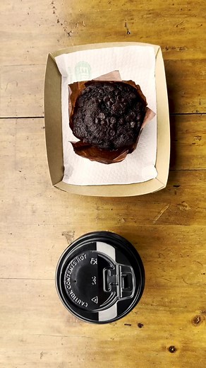 CupCakes de Chocolate en el Container Café