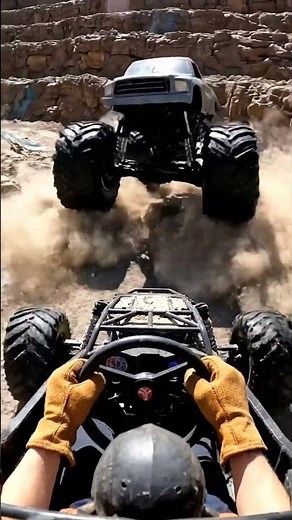 Insane POV: RC Monster Truck Jumps Over My Buggy! 🤯