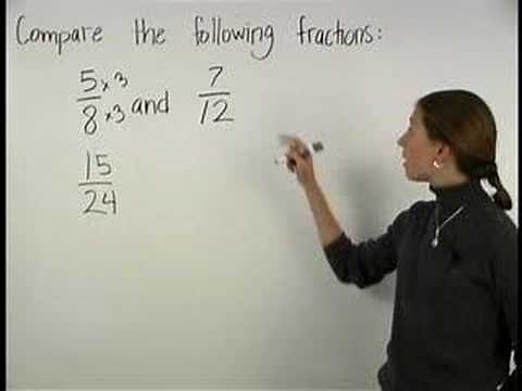 Comparing Fractions - MathHelp.com - Pre Algebra Help