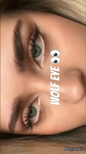 🌸[Wolf eye makeup tutorial]👀🌸 #viralshorts #ytshorts #eyemakeup