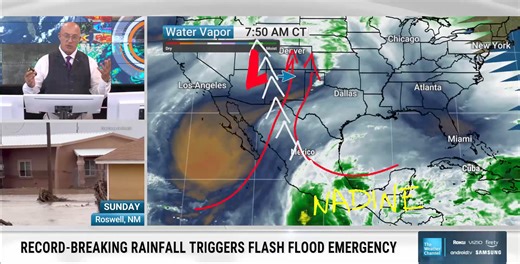Meteorologist Jim Cantore explains the weather pattern that brought record-breaking rainfall and flooding to New Mexico over the weekend: | The Weather Channel